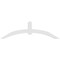 Ekena Millwork Archdale Architectural Grade PVC Gable Bracket, 96"W x 28"H x 4"D x 6"F, 7/12 Pitch GBP096X28X0406ARC00 - alternate 4